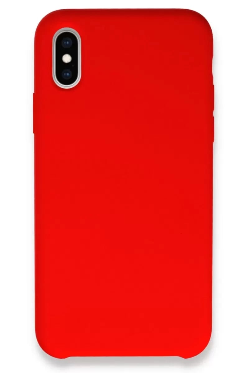 Apple iPhone X Kılıf Lansman Legant Silikon - Kırmızı