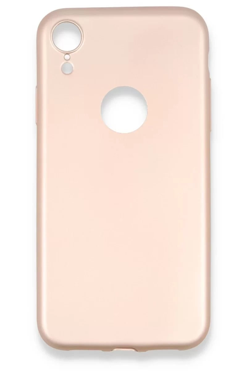 Apple iPhone XR Kılıf First Silikon - Rose Gold