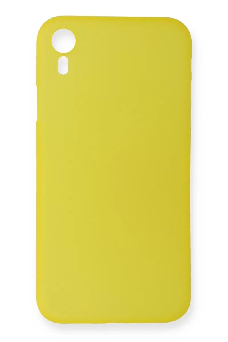 Apple iPhone XR Kılıf PP Ultra İnce Kapak - Sarı