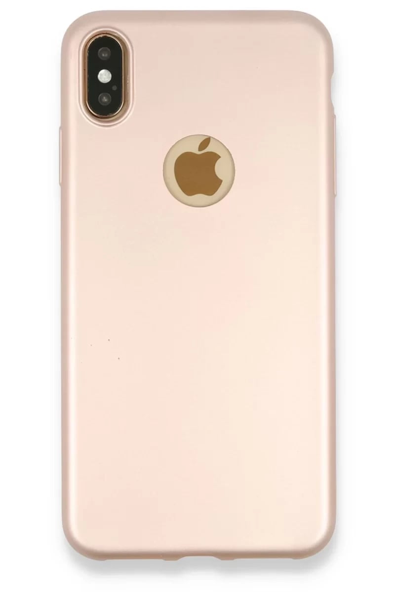 Apple iPhone XS Max Kılıf First Silikon - Rose Gold