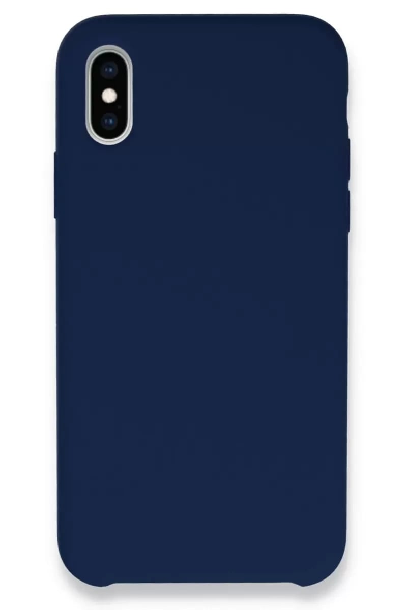 Apple iPhone XS Max Kılıf Lansman Legant Silikon - Lacivert