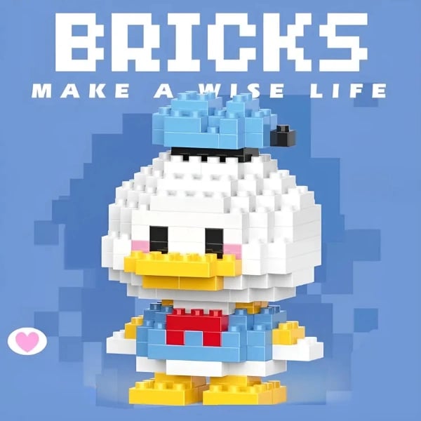 Bricks Donald Duck Mini Lego Figürü