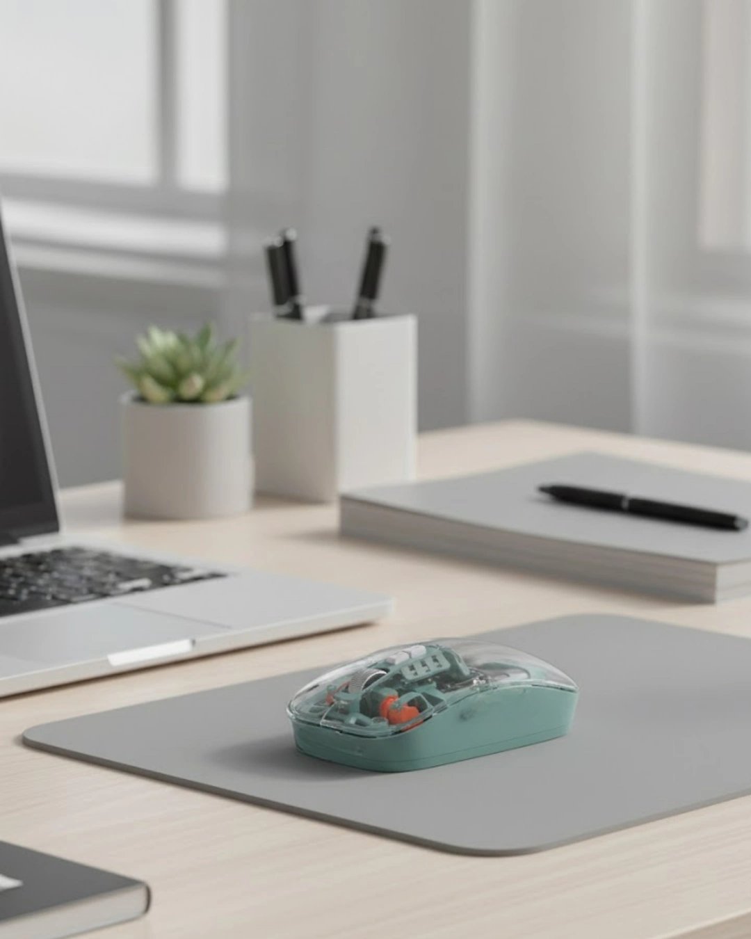 Çift Mod Bağlantılı Kablosuz Mouse Bluetooth ve USB Alıcılı