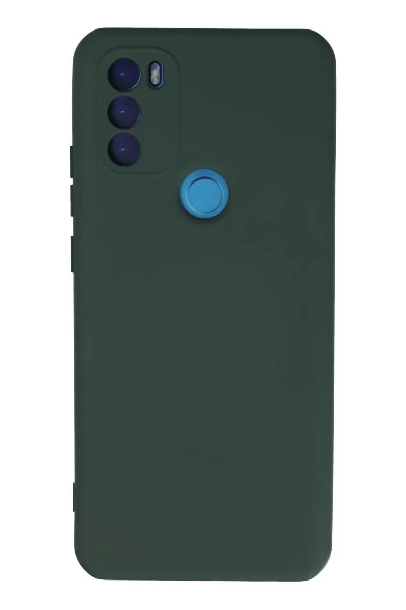 General Mobile GM 21 Plus Kılıf Nano içi Kadife Silikon - Koyu Yeşil