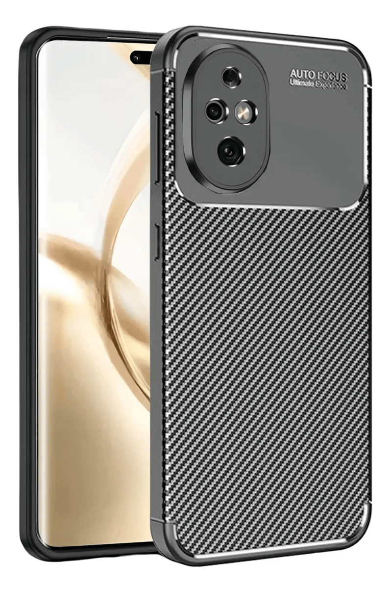 Honor 200 Kılıf Auto Focus Karbon Kapak - Siyah