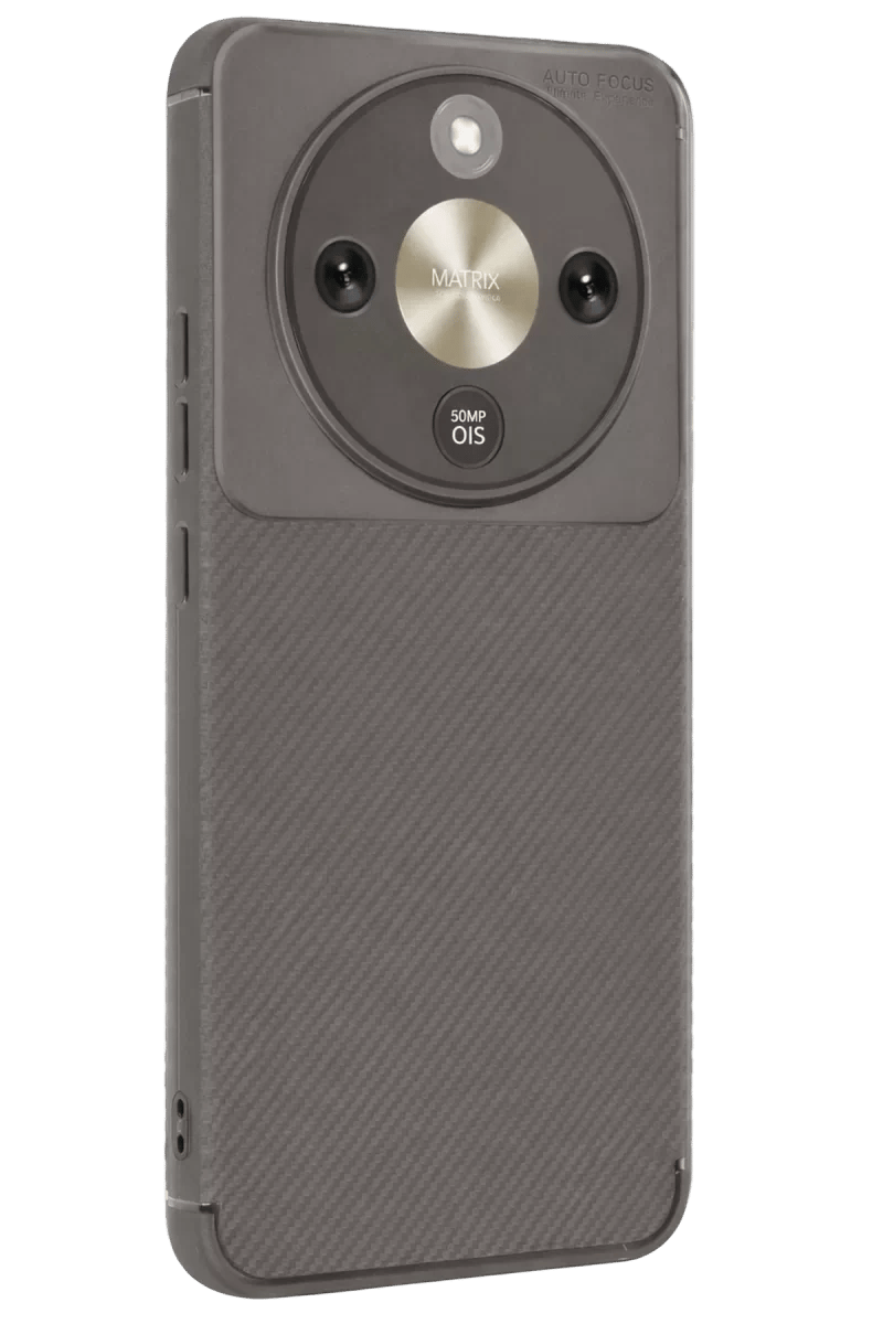 Huawei Honor Magic 8 Lite Auto Focus Karbon Kapak - Gri