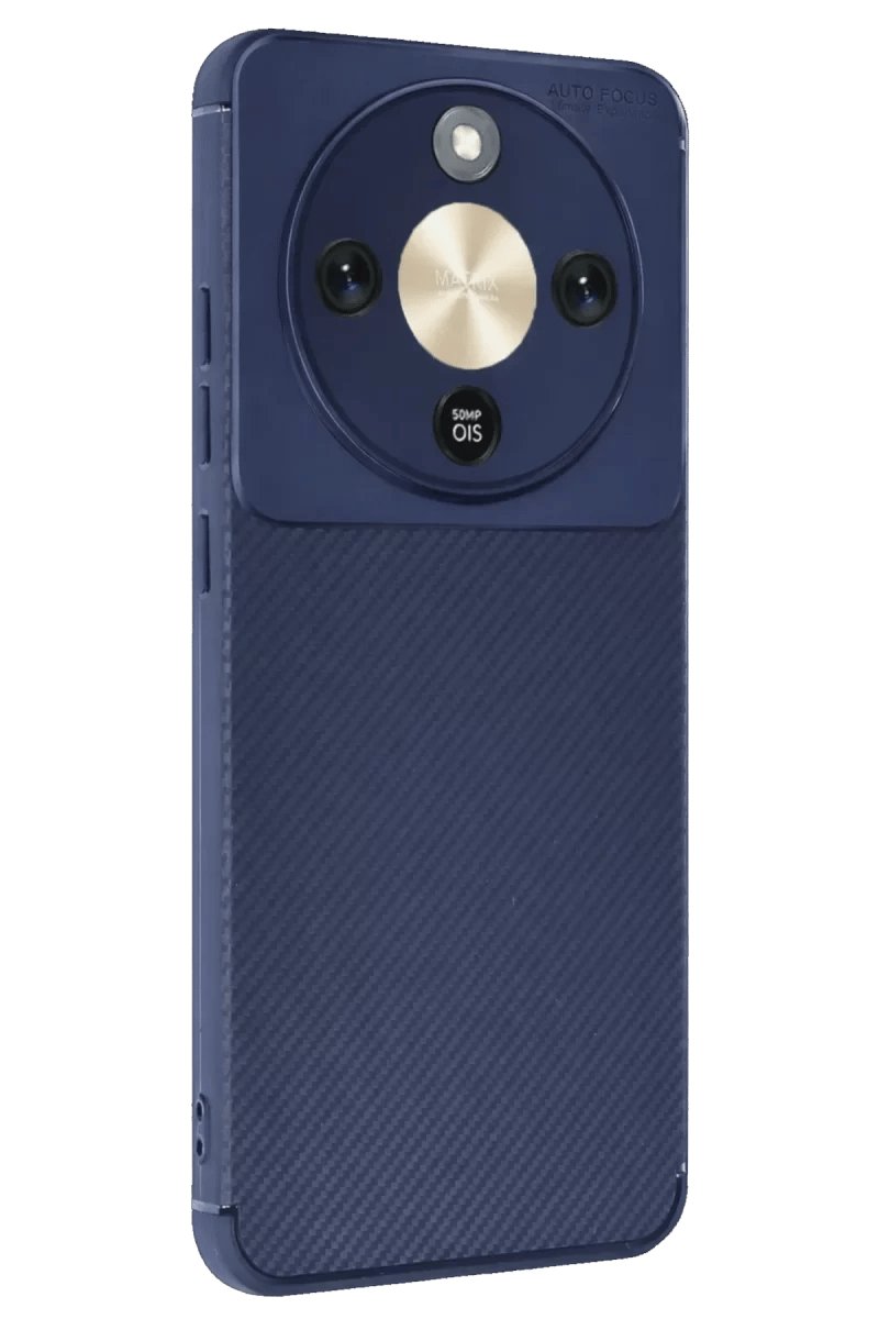 Huawei Honor Magic 8 Lite Auto Focus Karbon Kapak - Lacivert