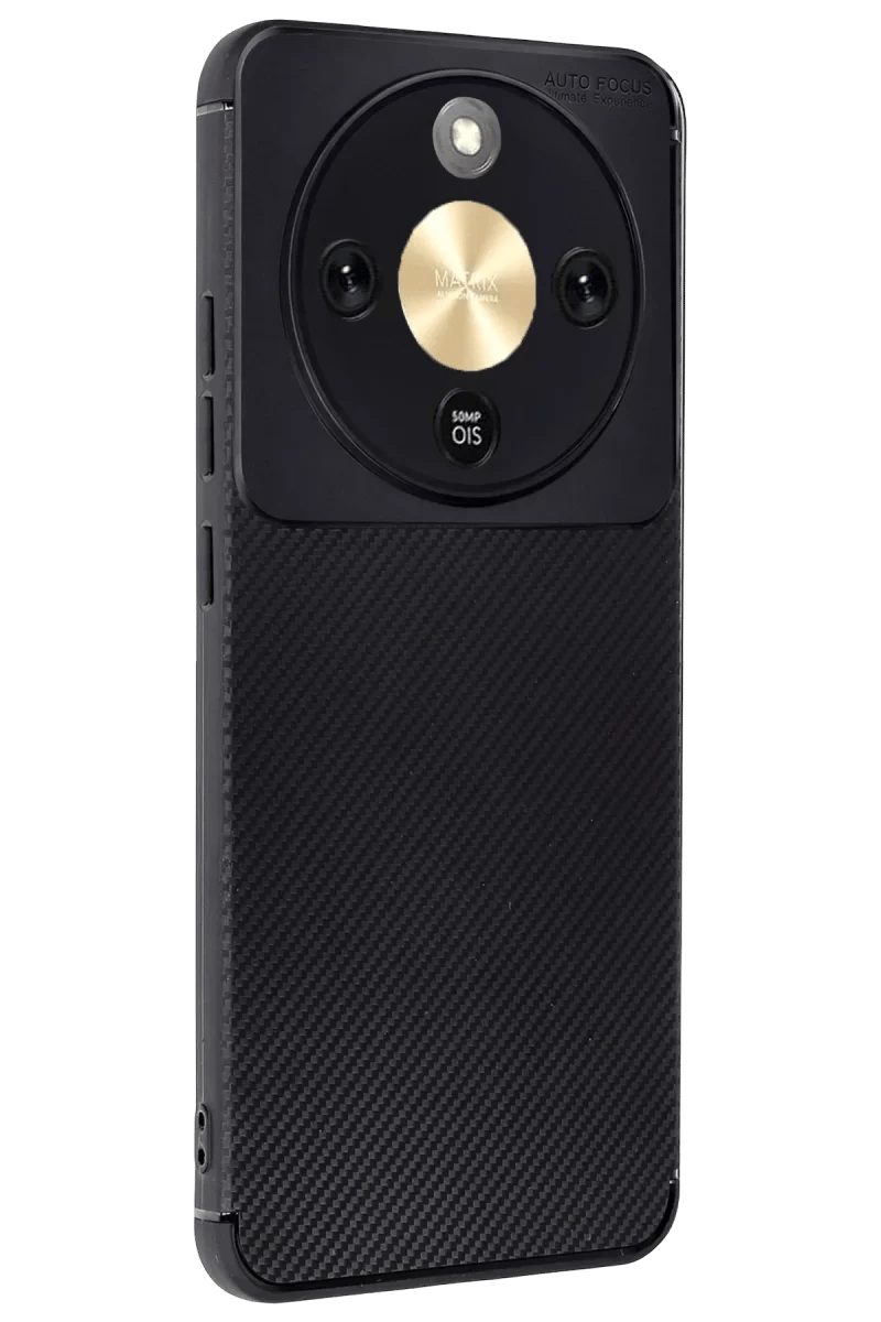 Huawei Honor Magic 8 Lite Auto Focus Karbon Kapak - Siyah