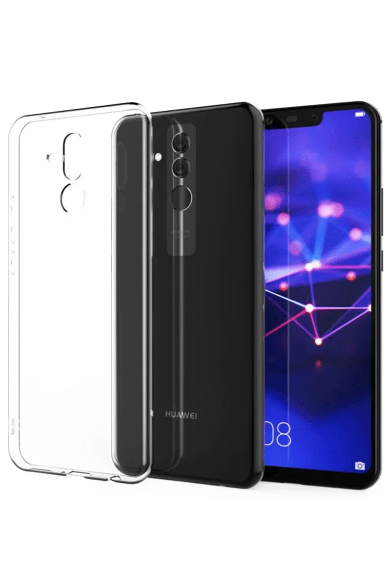 Huawei Mate 20 Lite Kılıf Lüx Şeffaf Silikon