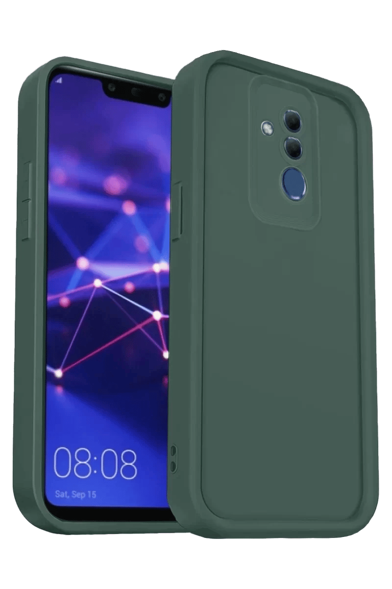 Huawei Mate 20 Lite Kılıf Viera Silikon - Koyu Yeşil