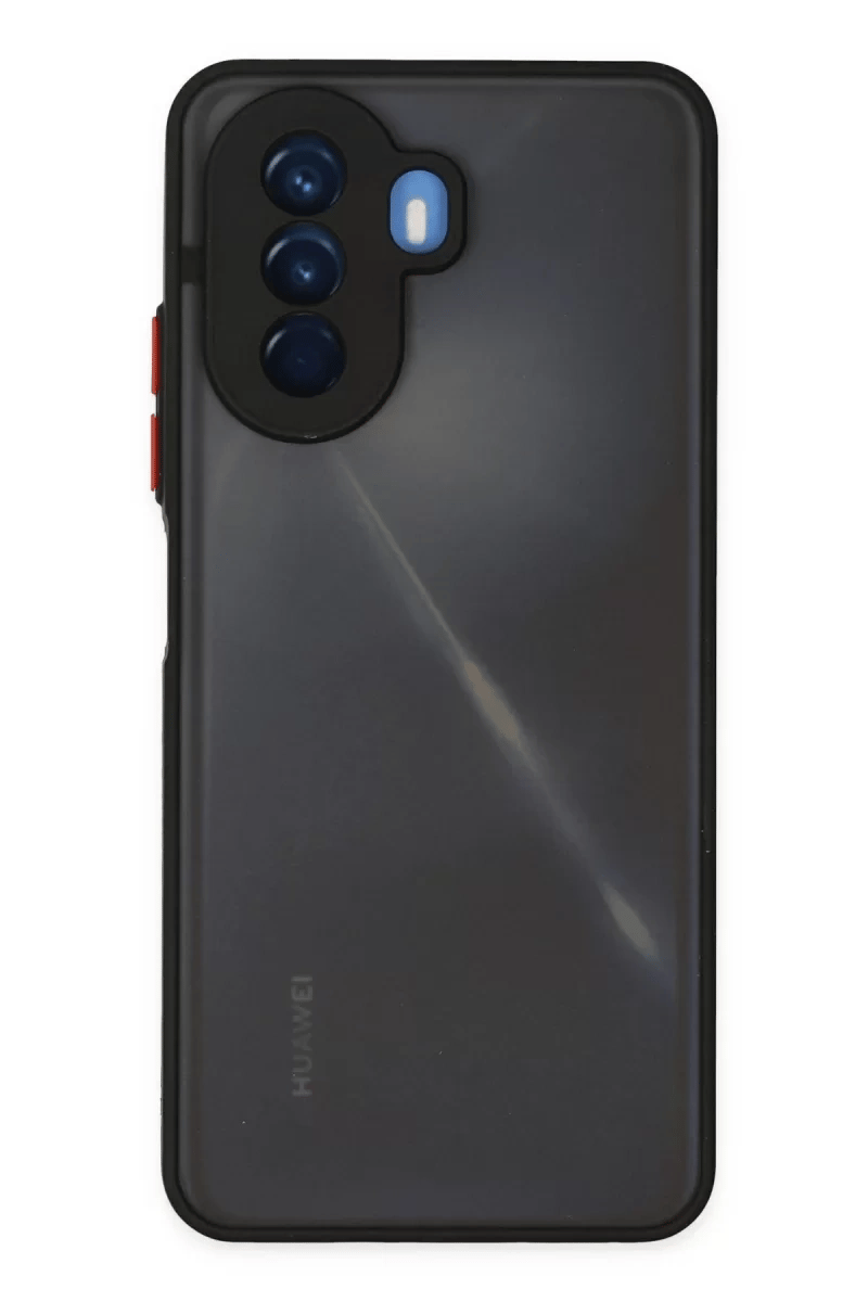 Huawei Nova Y70 Kılıf Montreal Silikon Kapak - Siyah