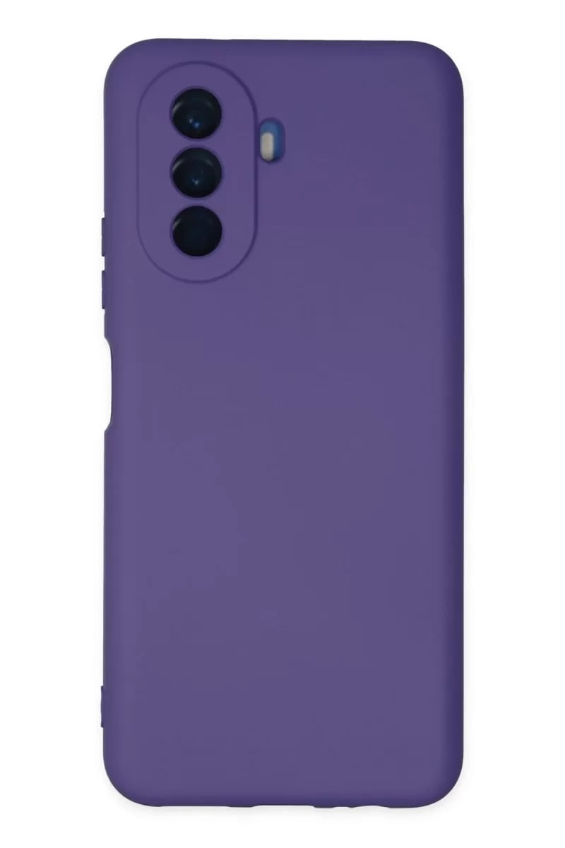 Huawei Nova Y70 Kılıf Nano içi Kadife Silikon - Mor