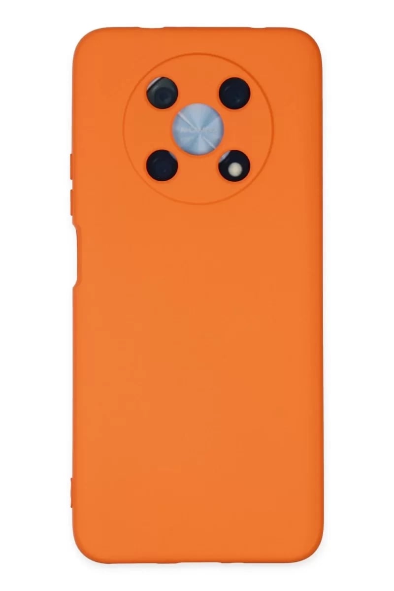 Huawei Nova Y90 Kılıf Nano içi Kadife Silikon - Turuncu