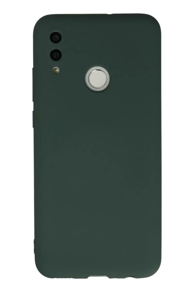 Huawei P Smart 2019 Kılıf Nano içi Kadife Silikon - Koyu Yeşil