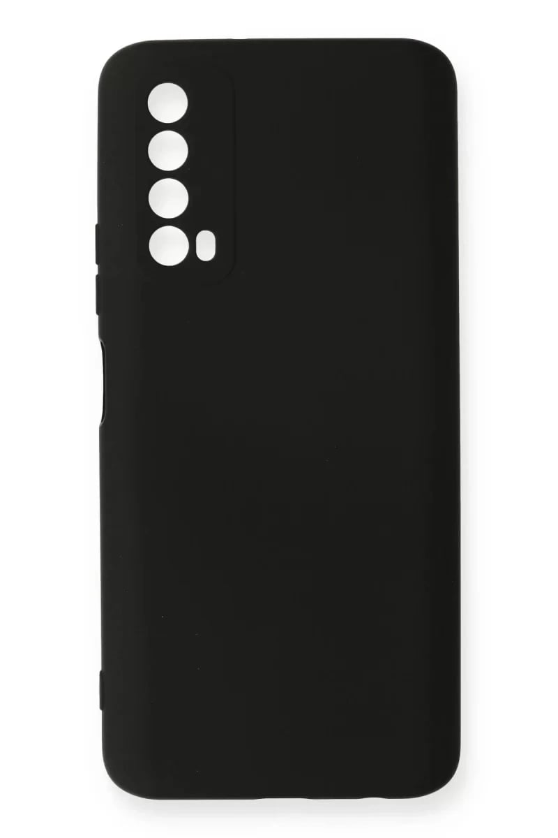 Huawei P Smart 2021 Kılıf Nano içi Kadife Silikon - Siyah