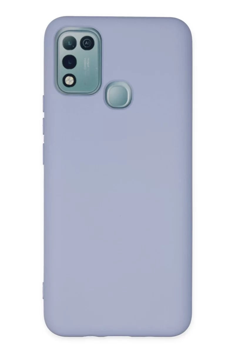 İnfinix Hot 10 Play Kılıf Nano içi Kadife Silikon - Lila