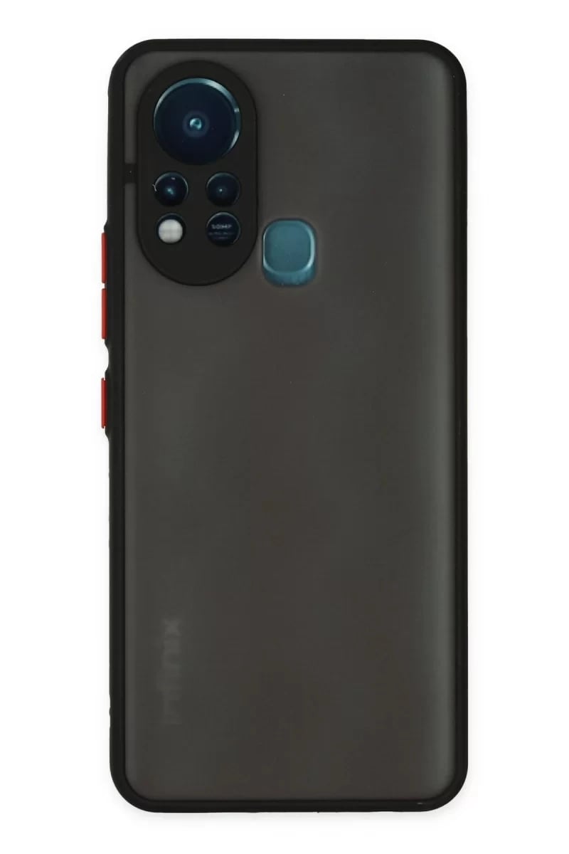 İnfinix Hot 11s Kılıf Montreal Silikon Kapak - Siyah
