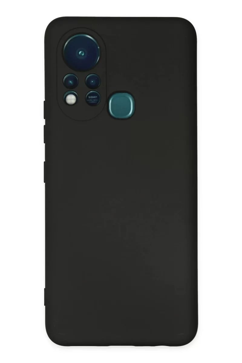 İnfinix Hot 11s Kılıf Nano içi Kadife Silikon - Siyah