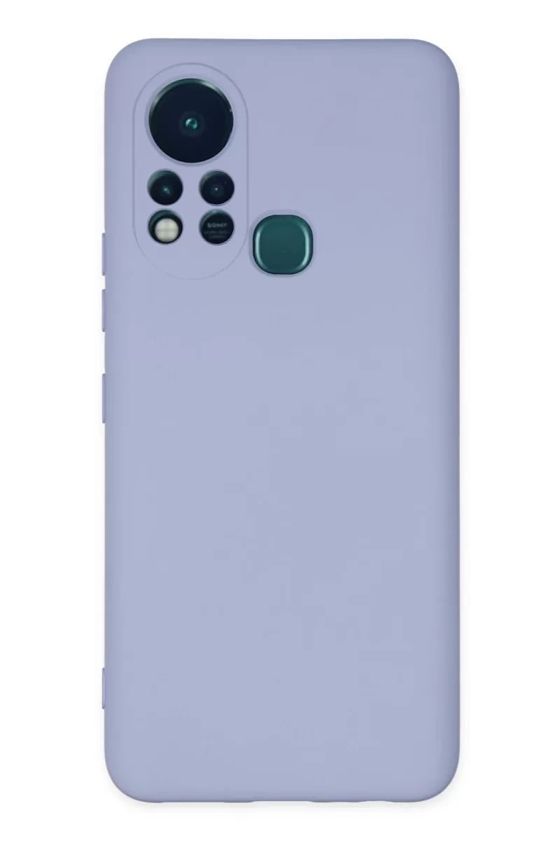 İnfinix Hot 11s Kılıf Nano içi Kadife Silikon - Lila
