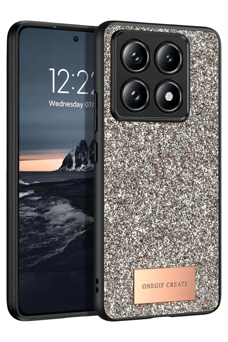 Mi 14T Pro Bright Simli Kapak - Gold