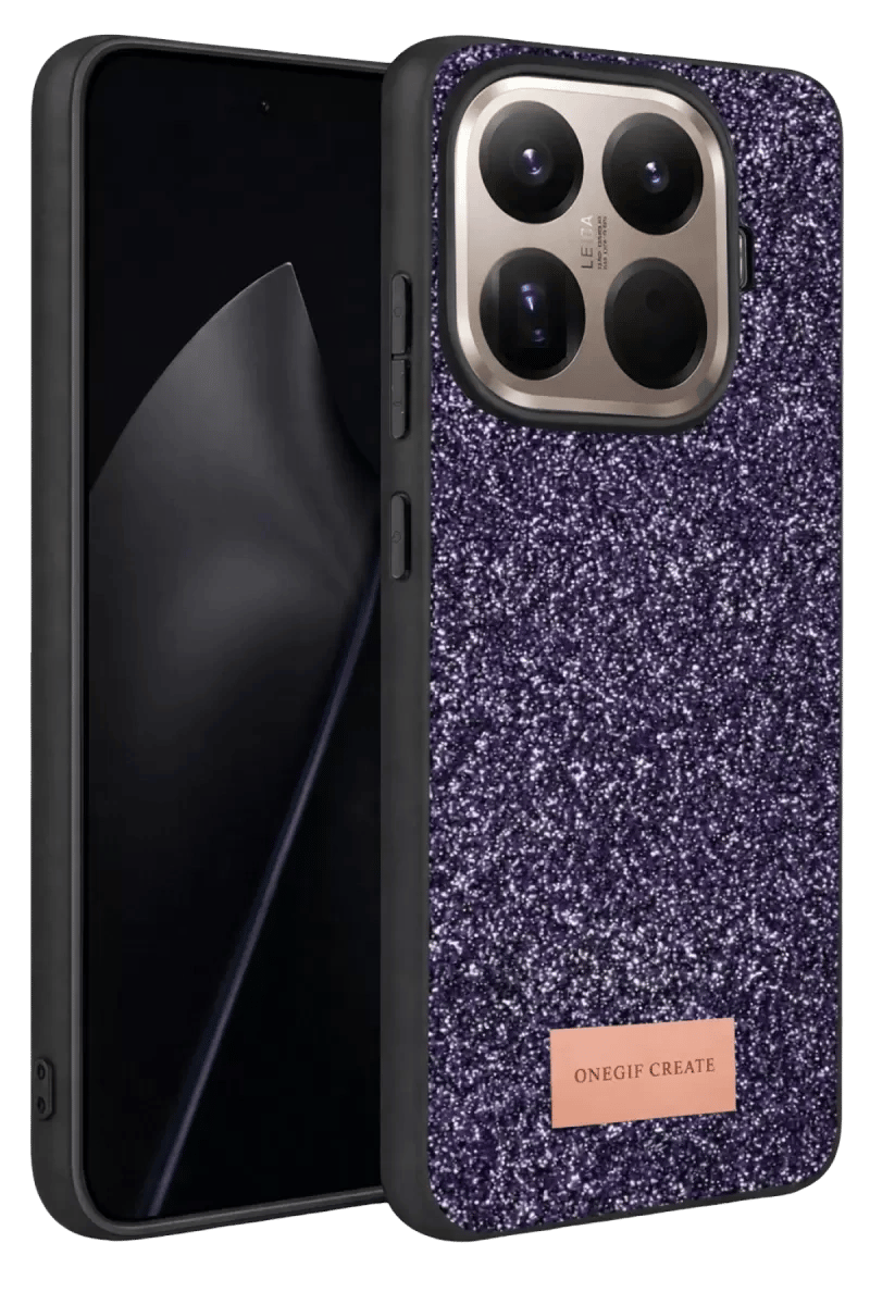 Mi 15T Pro Bright Simli Kapak - Derin Mor