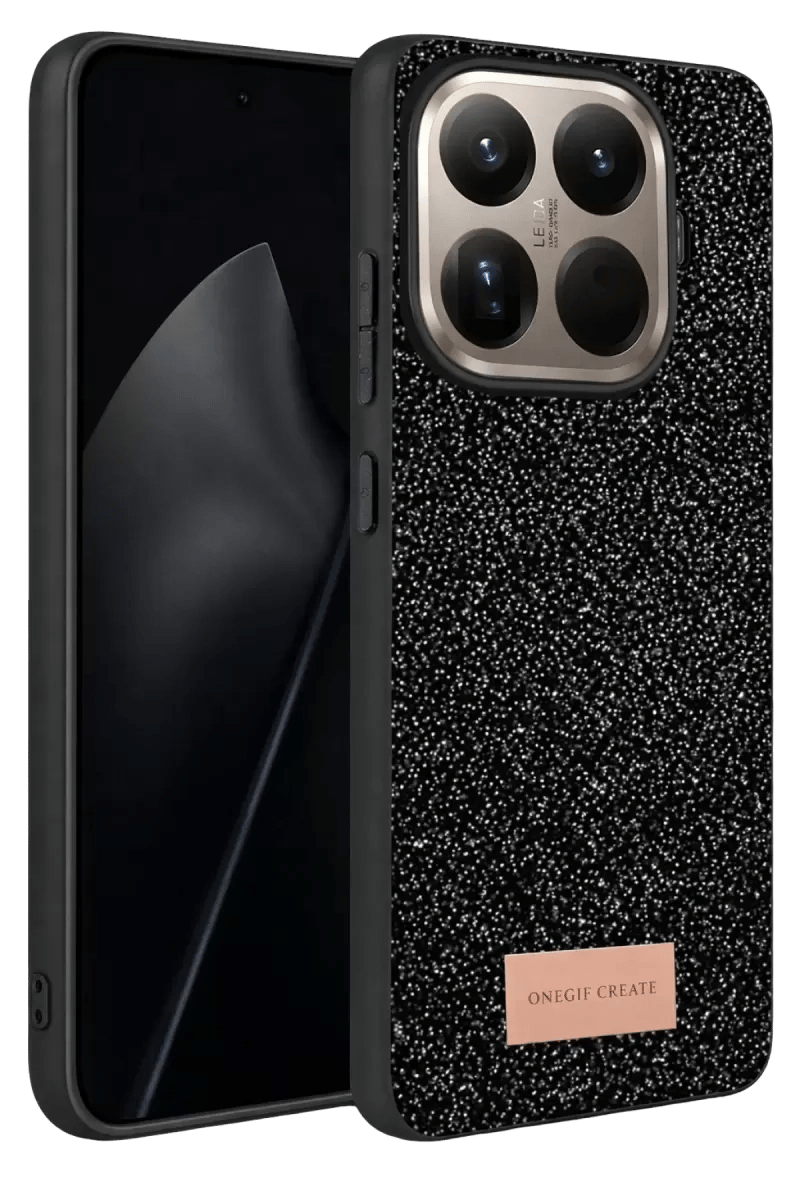 Mi 15T Pro Bright Simli Kapak - Siyah