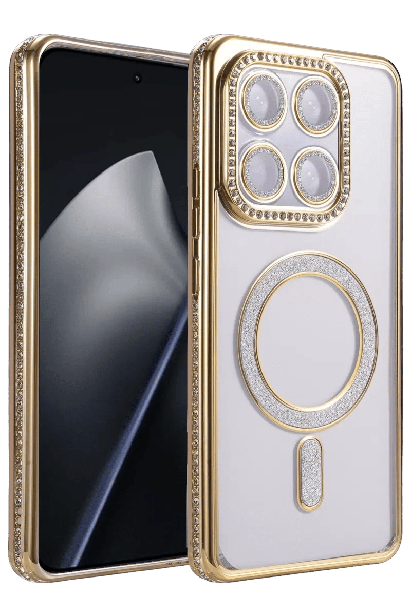 Mi 15T Pro Joke Simli Magneticsafe Kılıf - Gold