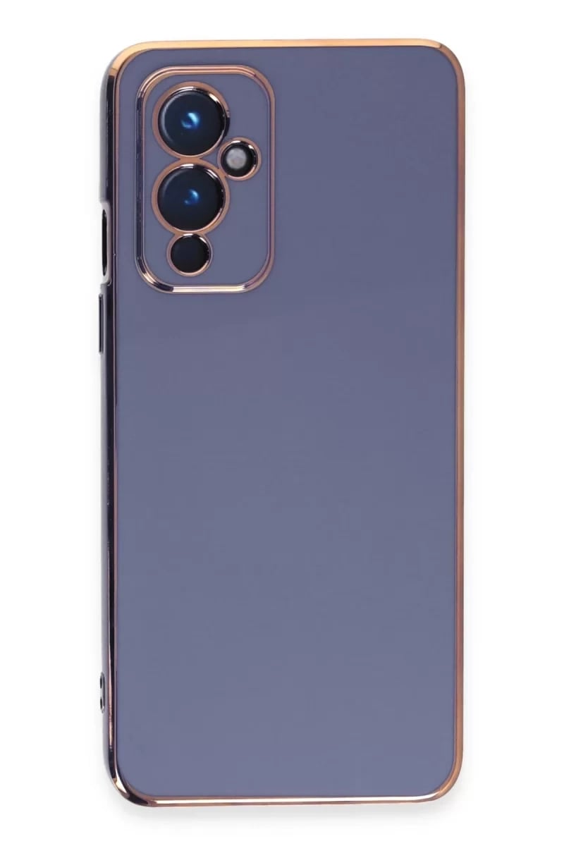 One Plus 9 Kılıf Volet Silikon - Mavi