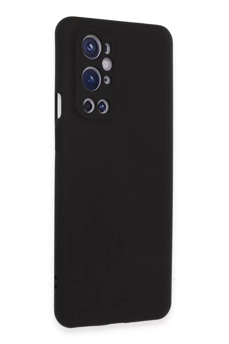 One Plus 9 Pro Kılıf Nano içi Kadife Silikon - Siyah