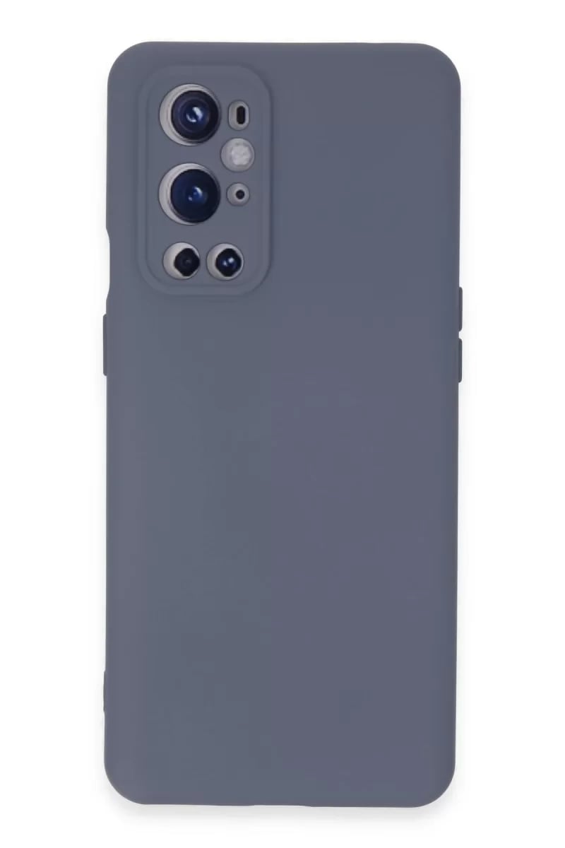 One Plus 9 Pro Kılıf Nano içi Kadife Silikon - Gri