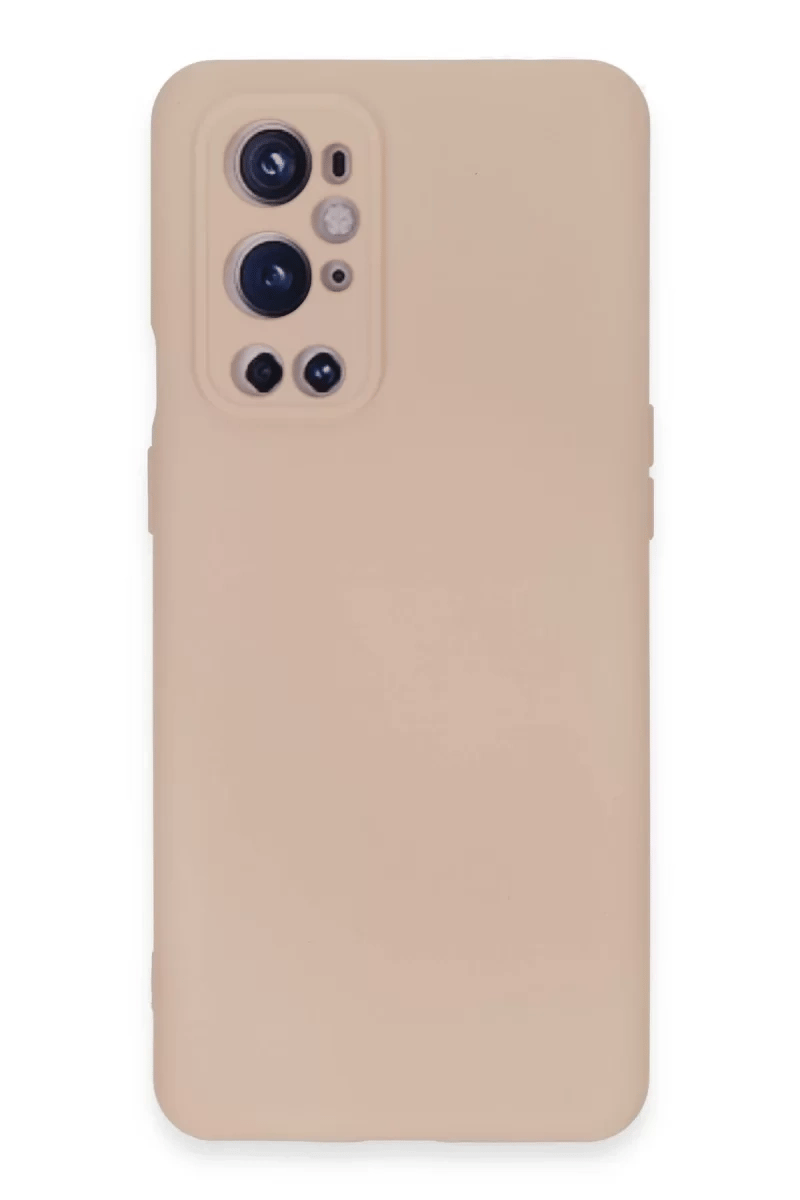 One Plus 9 Pro Kılıf Nano içi Kadife Silikon - Pudra