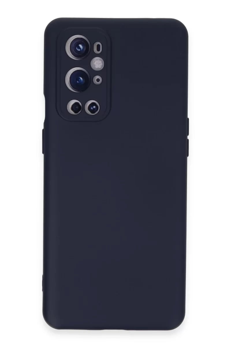 One Plus 9 Pro Kılıf Nano içi Kadife Silikon - Lacivert