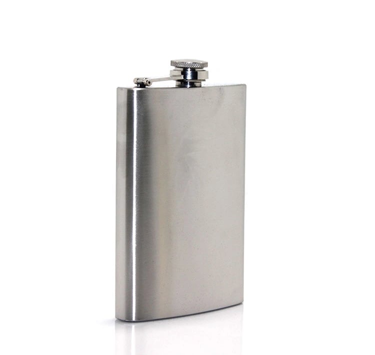 Paslanmaz Çelik 6 Oz Tekli Matara