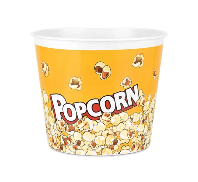 Popcorn Mısır Kovası Dekoratif