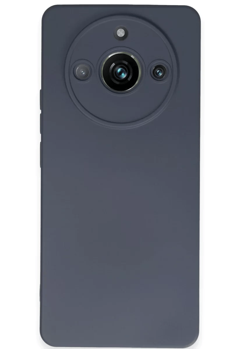 Realme 11 Pro Kılıf Nano içi Kadife Silikon - Gri