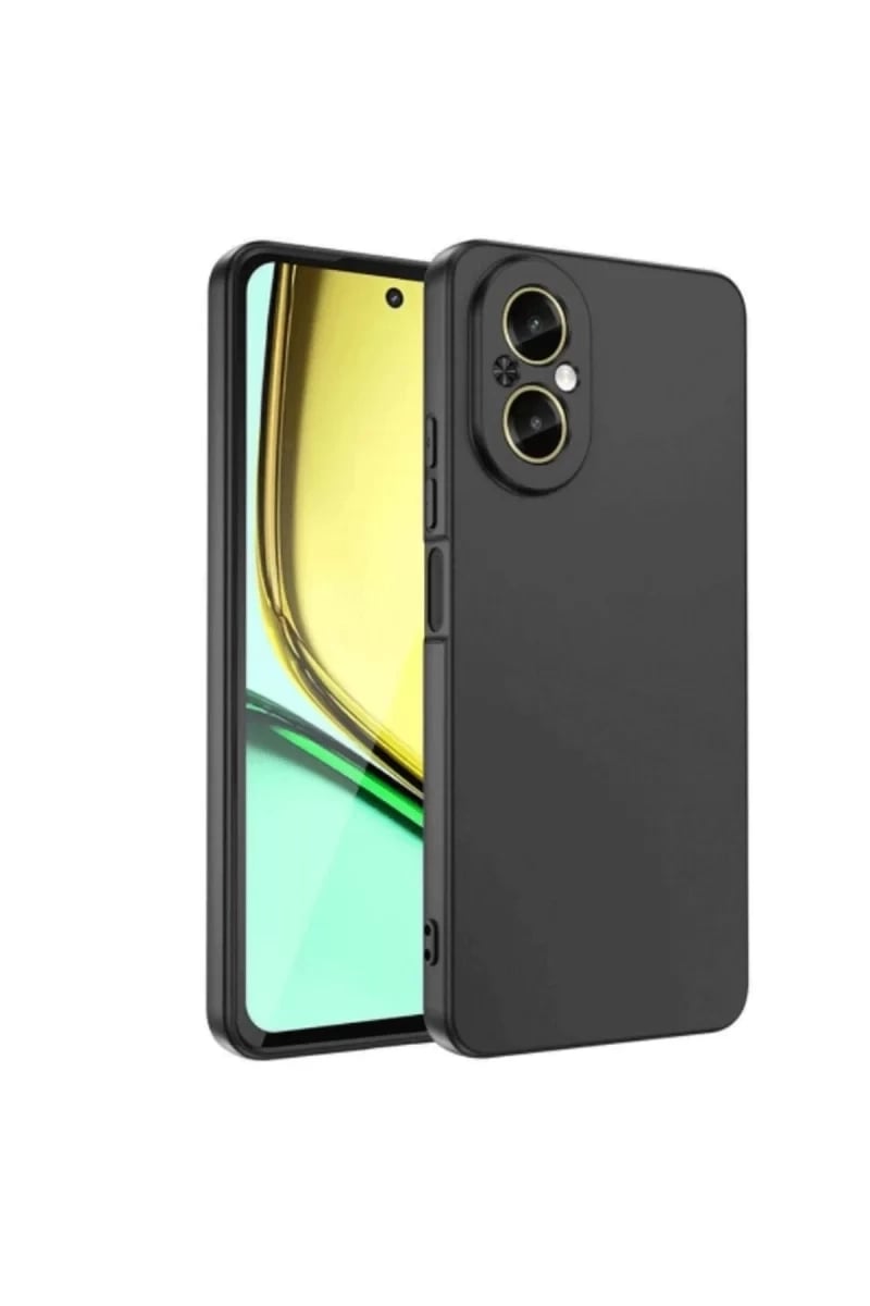 Realme 12 Lite Kılıf First Silikon - Siyah