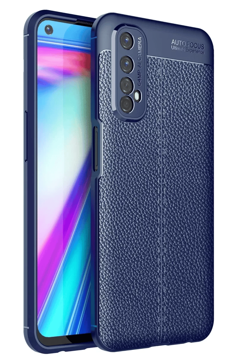 Realme 7 Kılıf Auto Focus Kapak - Lacivert