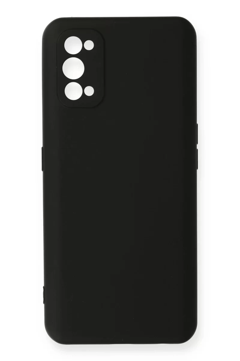 Realme 7 Pro Kılıf Nano içi Kadife Silikon - Siyah
