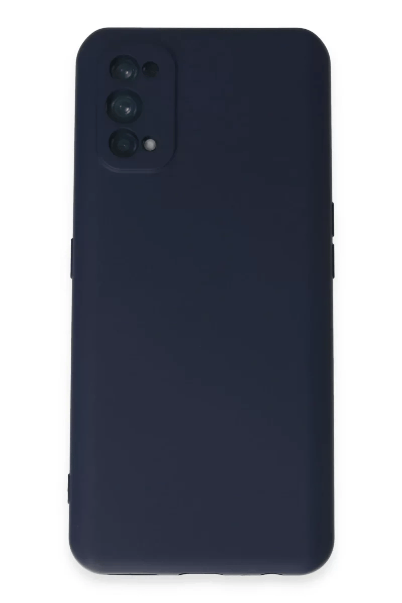 Realme 7 Pro Kılıf Nano içi Kadife Silikon - Lacivert