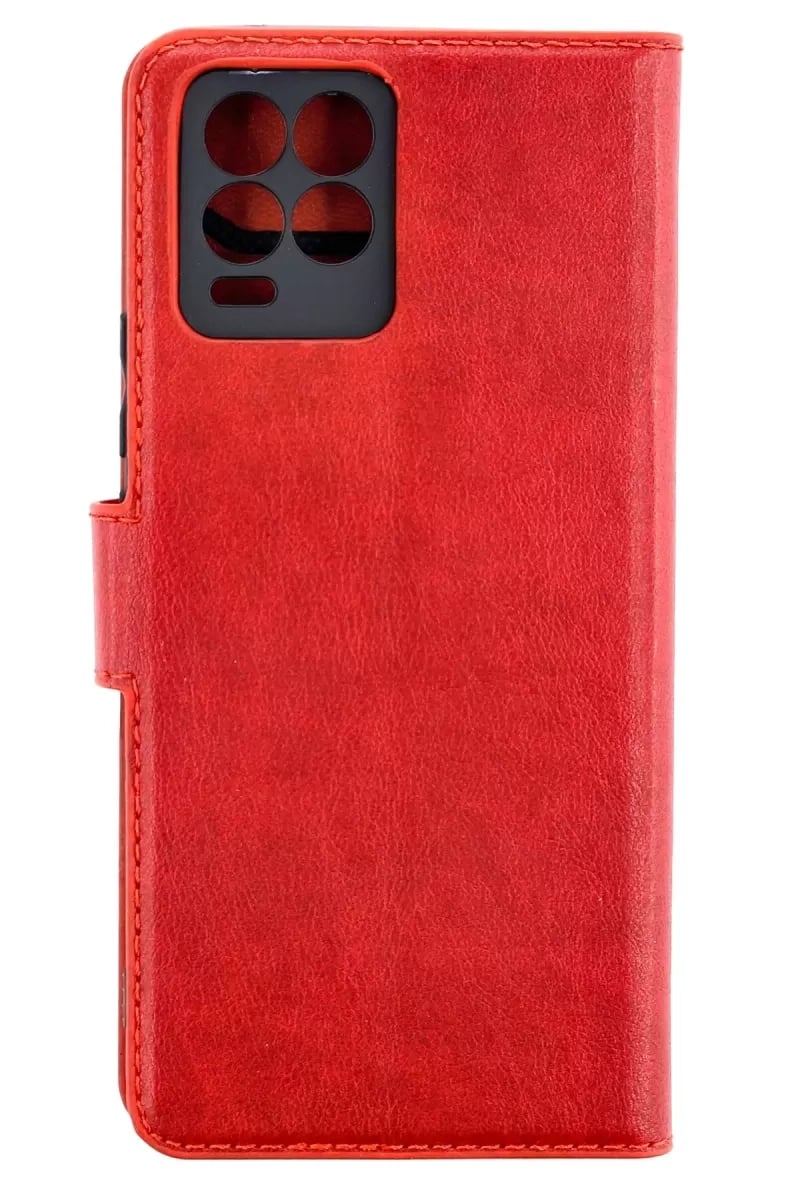 Realme 8 Pro Kılıf Trend S Plus Kapaklı Kılıf - Kırmızı