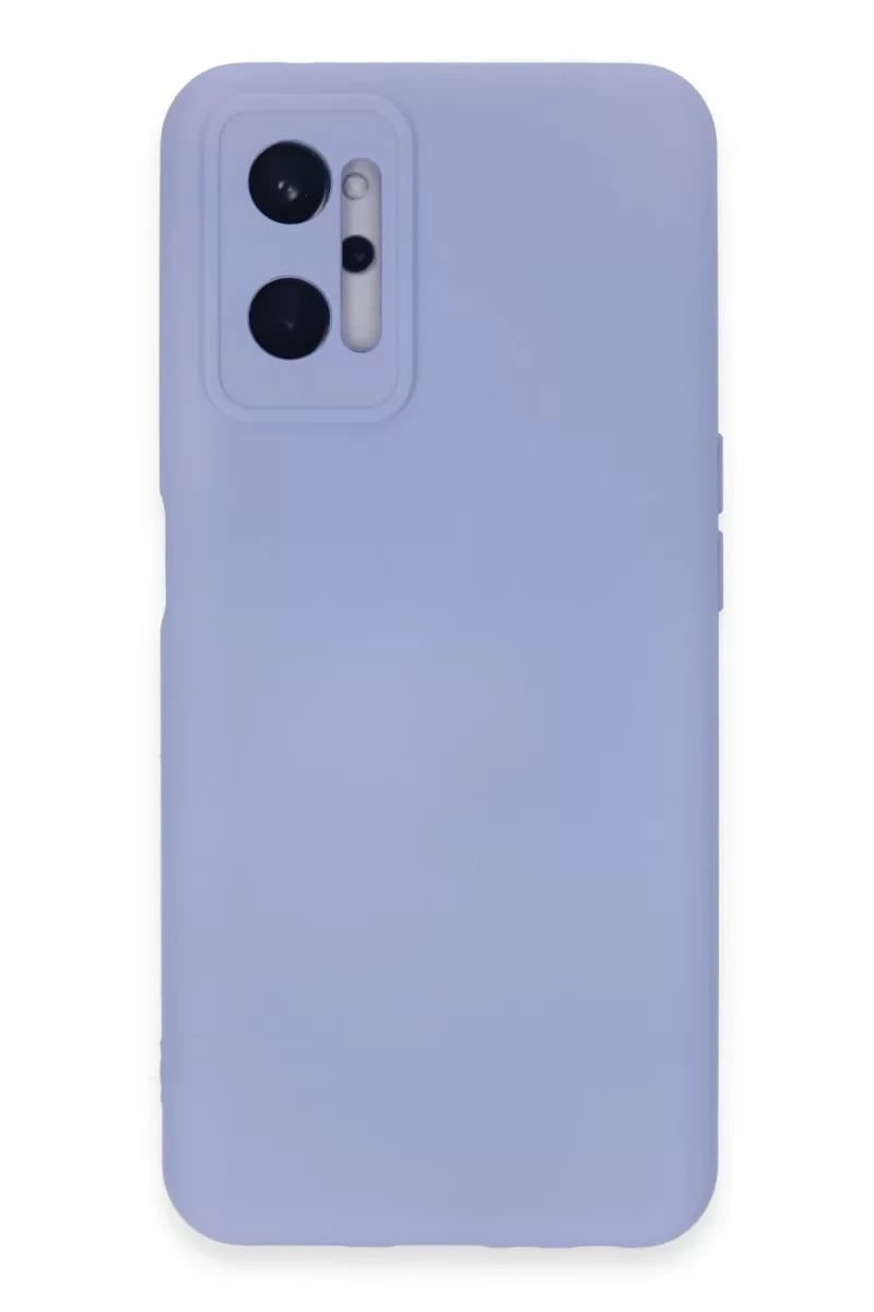 Realme 9i 4G Kılıf Nano içi Kadife Silikon - Lila