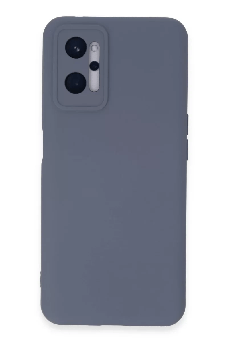 Realme 9i 4G Kılıf Nano içi Kadife Silikon - Gri