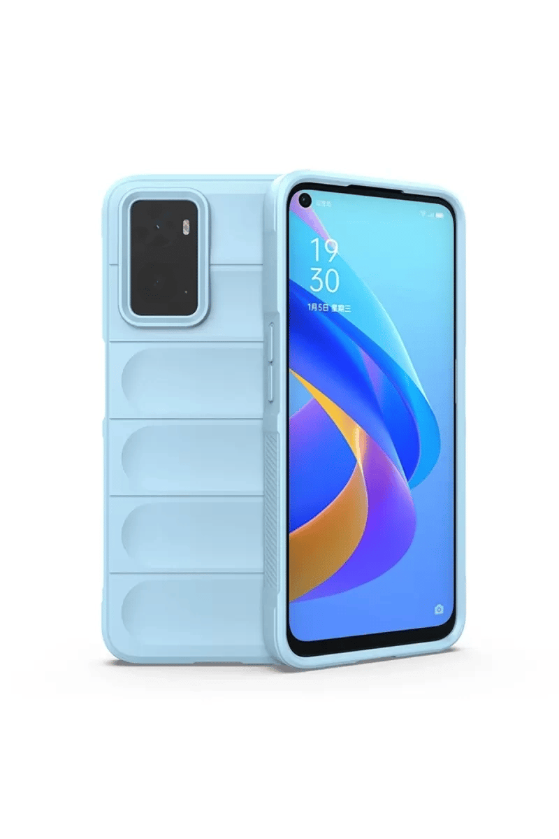 Realme 9i 4G Kılıf Optimum Silikon - Sky Blue
