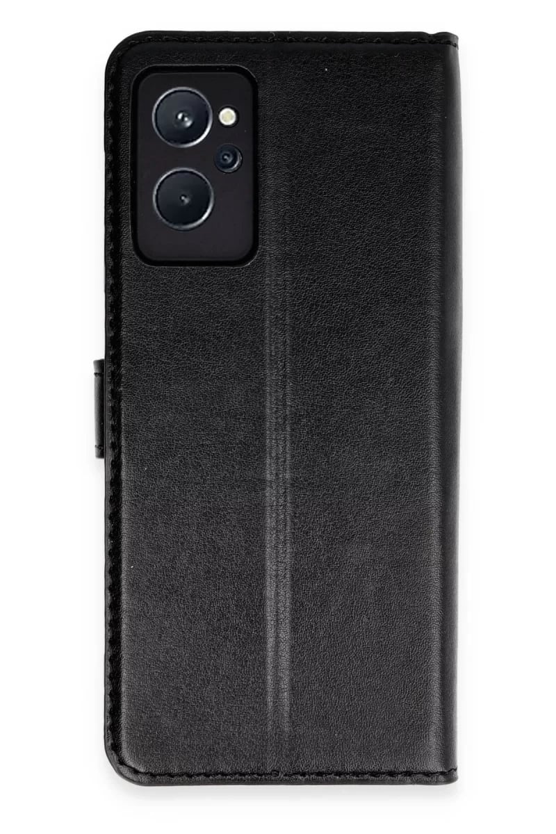 Realme 9i 4G Trend S Plus Kapaklı Kılıf - Siyah