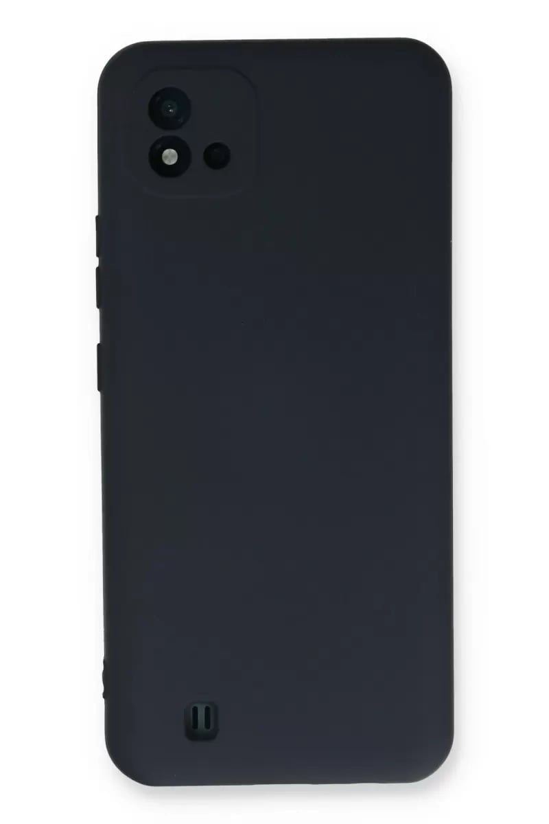 Realme C11 2021 Kılıf Nano içi Kadife Silikon - Lacivert