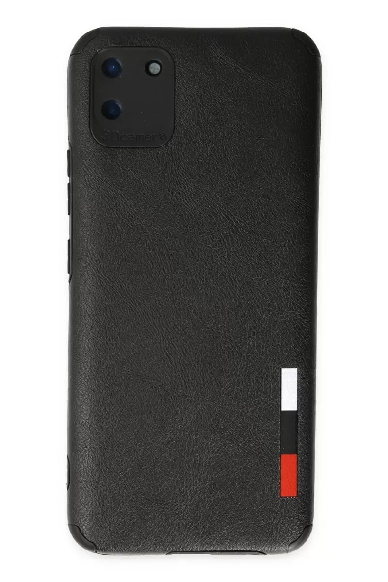 Realme C11 Kılıf Loop Deri Silikon - Siyah