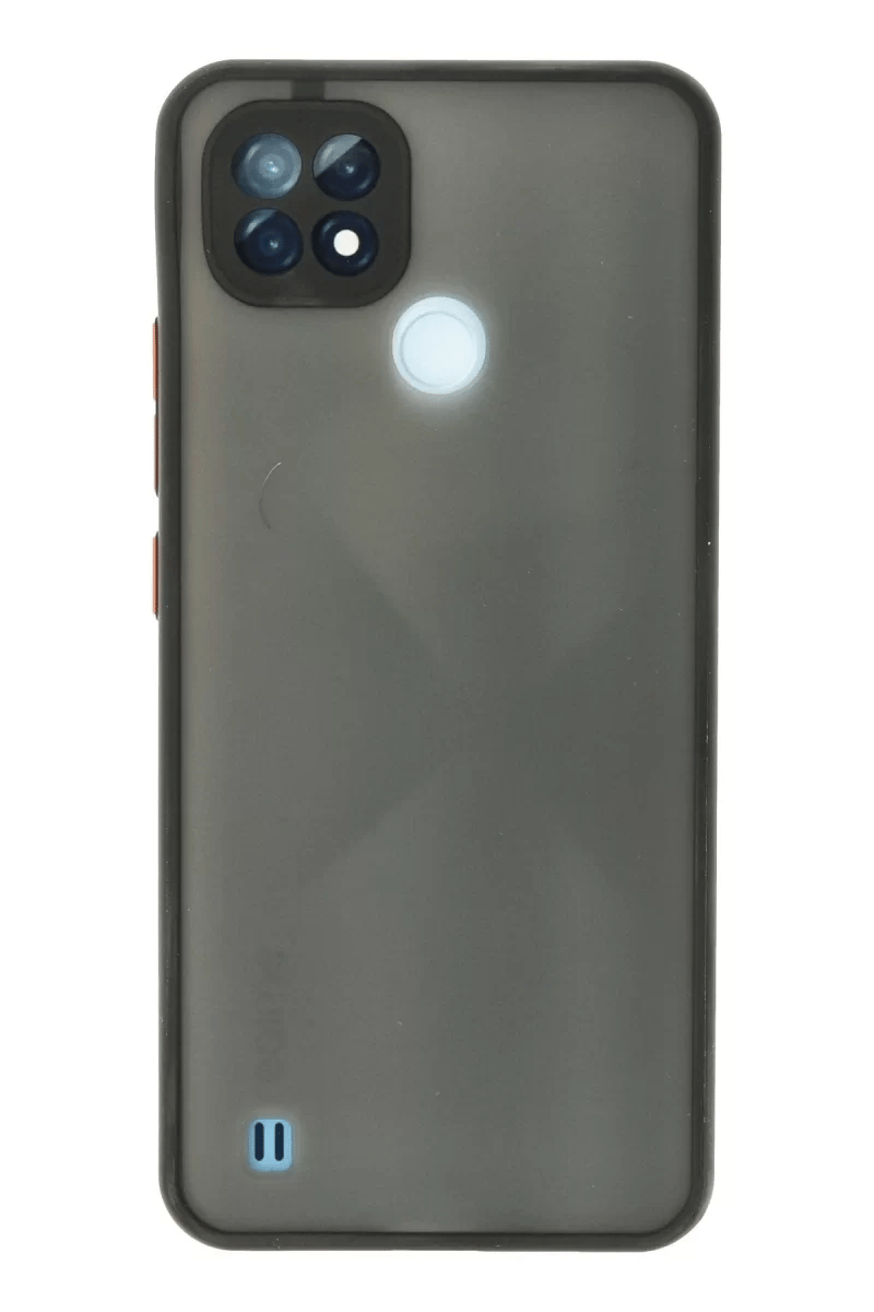 Realme C21 Kılıf Montreal Silikon Kapak - Siyah