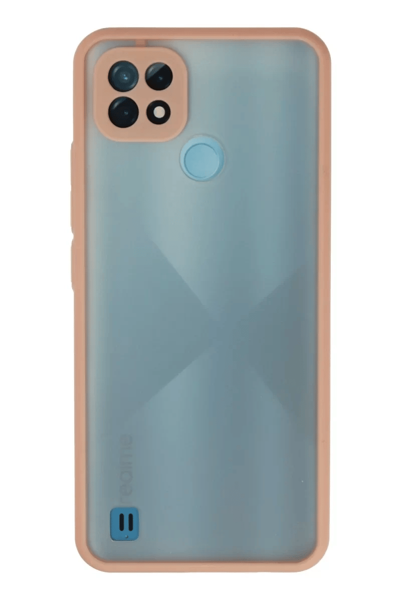 Realme C21 Kılıf Montreal Silikon Kapak - Pembe