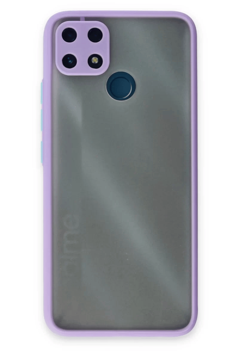 Realme C25 Kılıf Montreal Silikon Kapak - Mor