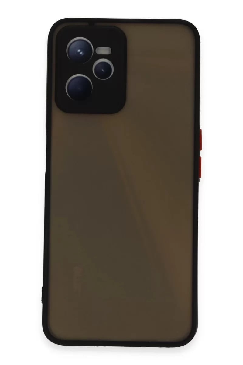 Realme C35 Kılıf Montreal Silikon Kapak - Siyah